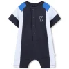 Sale BOSS Combinaison-short tricolore BLEU CARGO