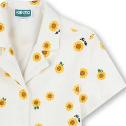 Fashion KENZO KIDS Combi-short en coton OFFWHITE