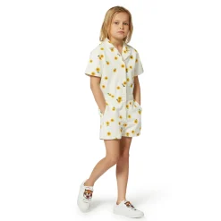 Fashion KENZO KIDS Combi-short en coton OFFWHITE
