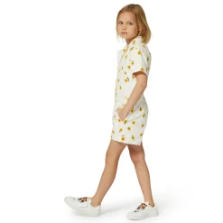 Fashion KENZO KIDS Combi-short en coton OFFWHITE