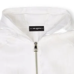 Hot KARL LAGERFELD KIDS Coupe-vent à capuche CHALK