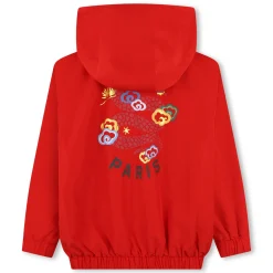 Fashion KENZO KIDS Coupe-vent à illustration dos PIMENT