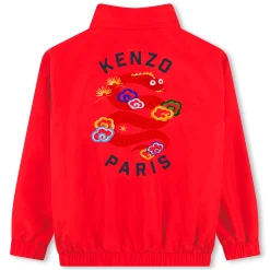 Fashion KENZO KIDS Coupe-vent à illustration dos PIMENT