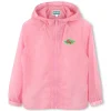 Outlet KENZO KIDS Coupe-vent déperlant à capuche ROSE FRIANDISE