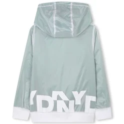 New DKNY Coupe-vent déperlant à capuche CHARTREUSE