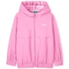 Outlet KENZO KIDS Coupe-vent déperlant zippé ROSE FRIANDISE