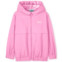 Outlet KENZO KIDS Coupe-vent déperlant zippé ROSE FRIANDISE