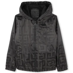 Clearance GIVENCHY Coupe-vent zippé à capuche BLACK