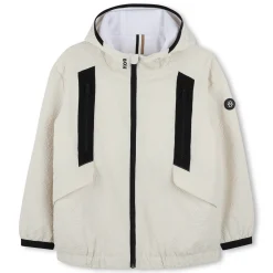 Outlet BOSS Coupe-vent zippé à capuche VANILLE
