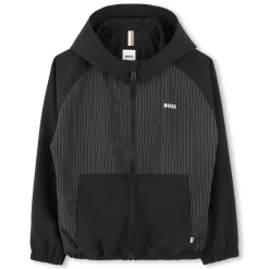 Discount BOSS Coupe-vent zippé à capuche BLACK