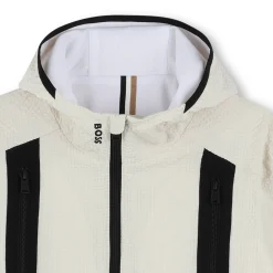 Outlet BOSS Coupe-vent zippé à capuche VANILLE