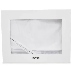 Hot BOSS Couverture brodée BLANC