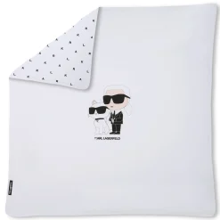 Hot KARL LAGERFELD KIDS Couverture imprimé BLANC