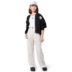 Discount DKNY Débardeur à côtes et broderie BLANC