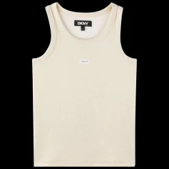 Fashion DKNY Débardeur à côtes 2x2 GOLD