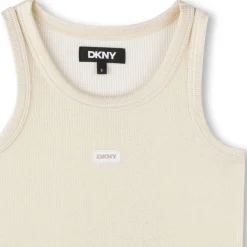 Fashion DKNY Débardeur à côtes 2x2 GOLD