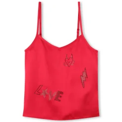 Best ZADIG & VOLTAIRE Débardeur avec strass GROSEILLE