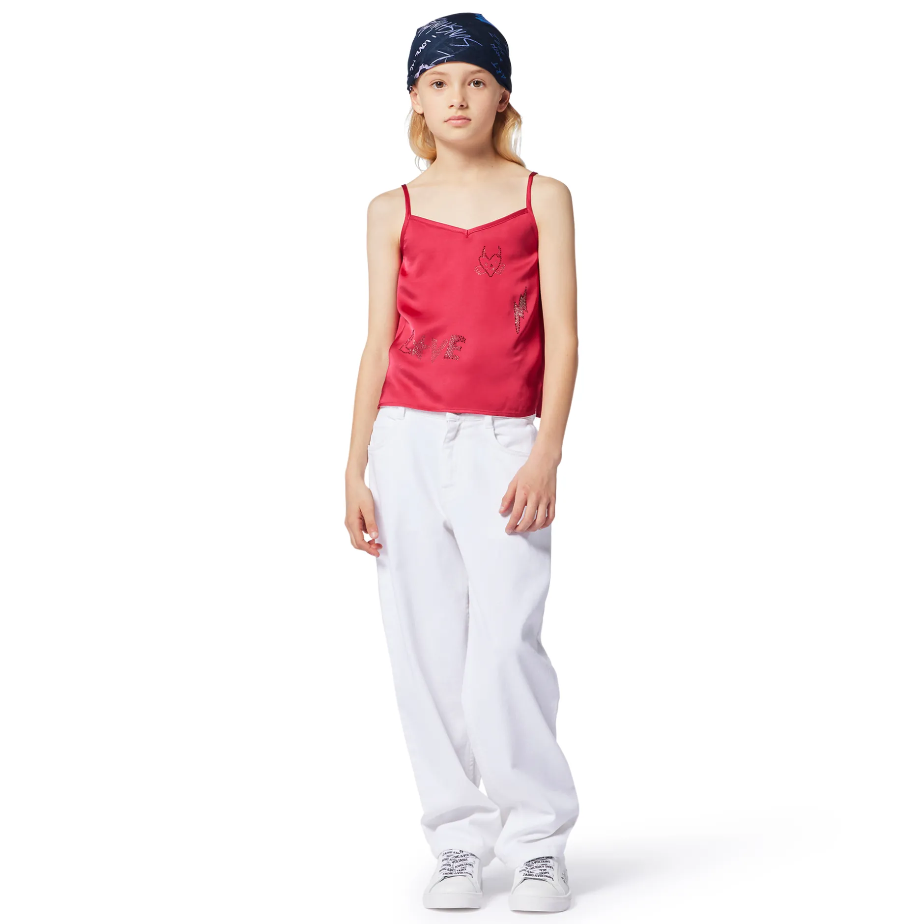 Best ZADIG & VOLTAIRE Débardeur avec strass GROSEILLE