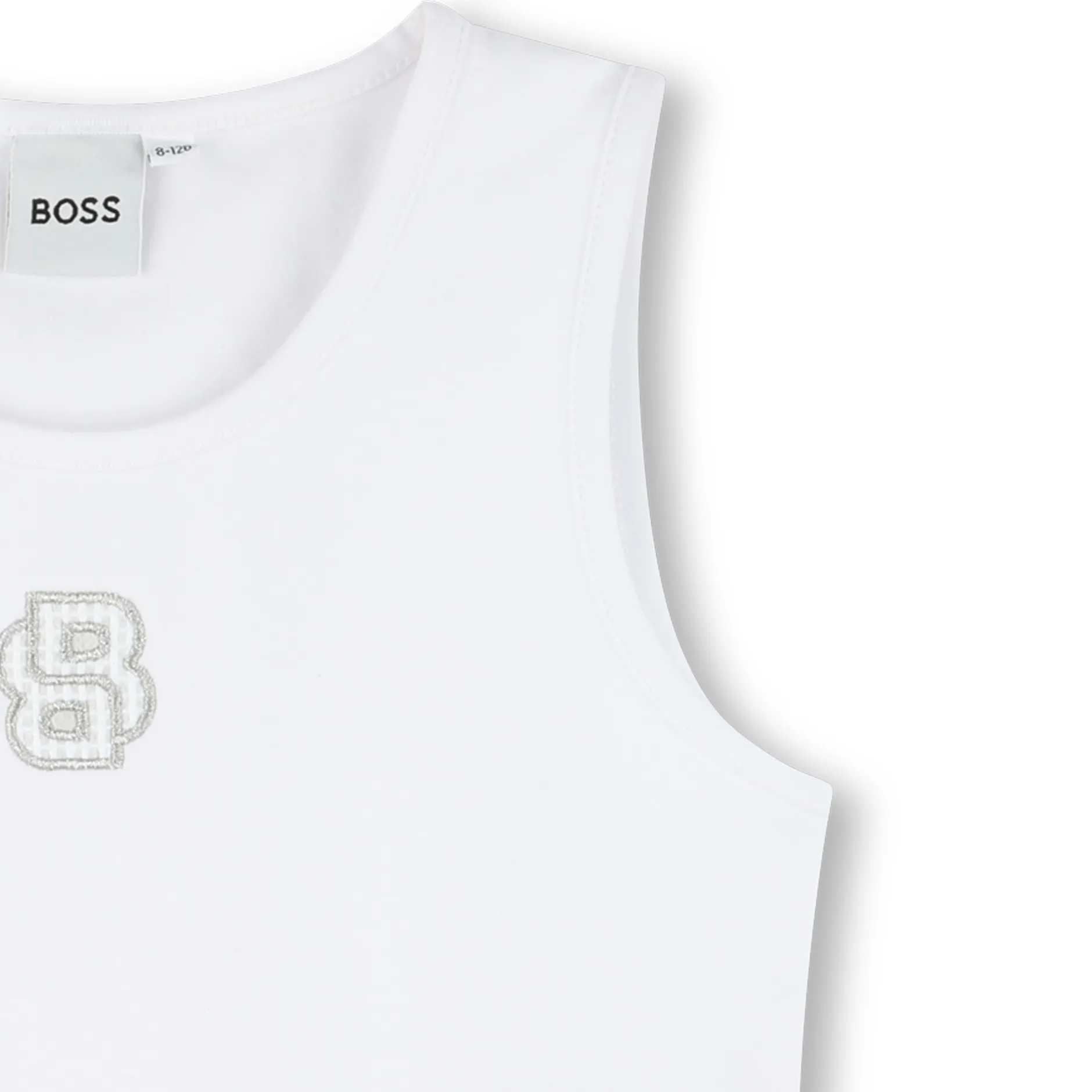 Online BOSS Débardeur brodé BLANC