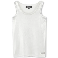 Outlet DKNY Débardeur en côtes 2x2 SILVER
