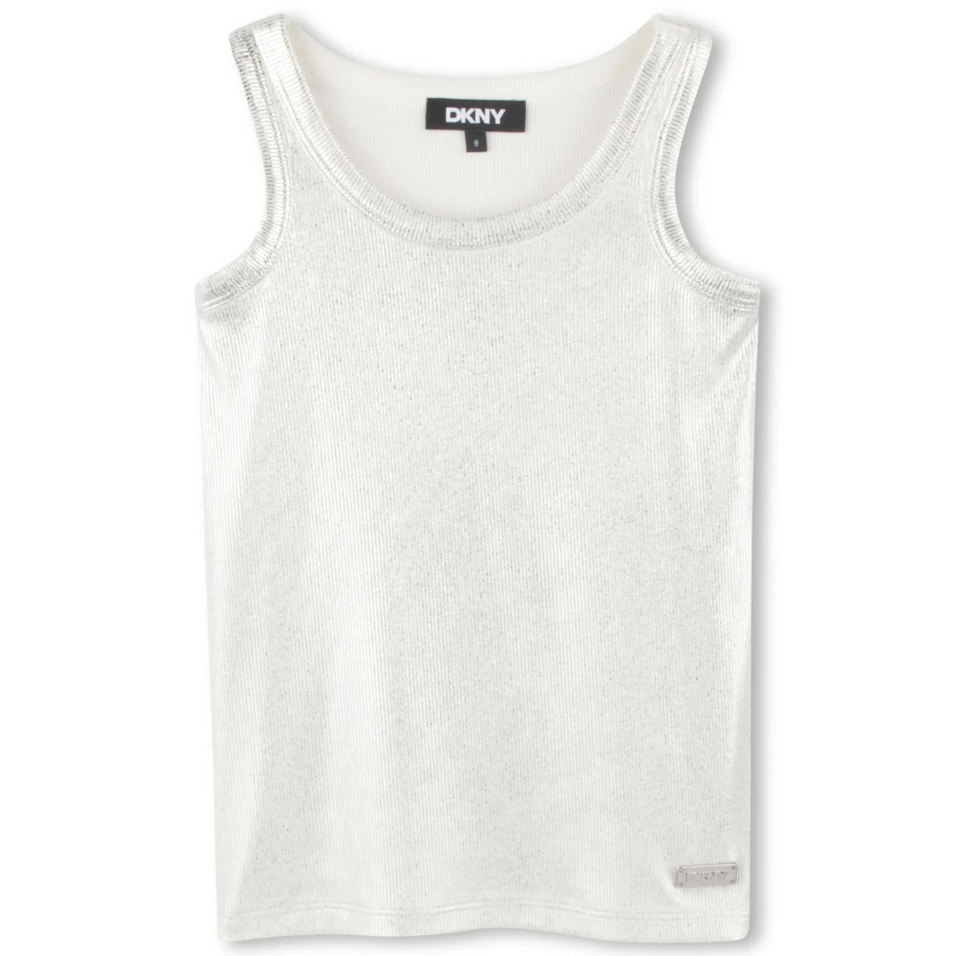 Outlet DKNY Débardeur en côtes 2x2 SILVER