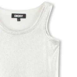 Outlet DKNY Débardeur en côtes 2x2 SILVER