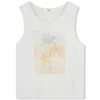 Outlet CHLOE Débardeur imprimé palmiers OFFWHITE