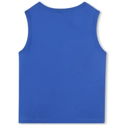 New KENZO KIDS Débardeur siglé en coton WAVE BLUE