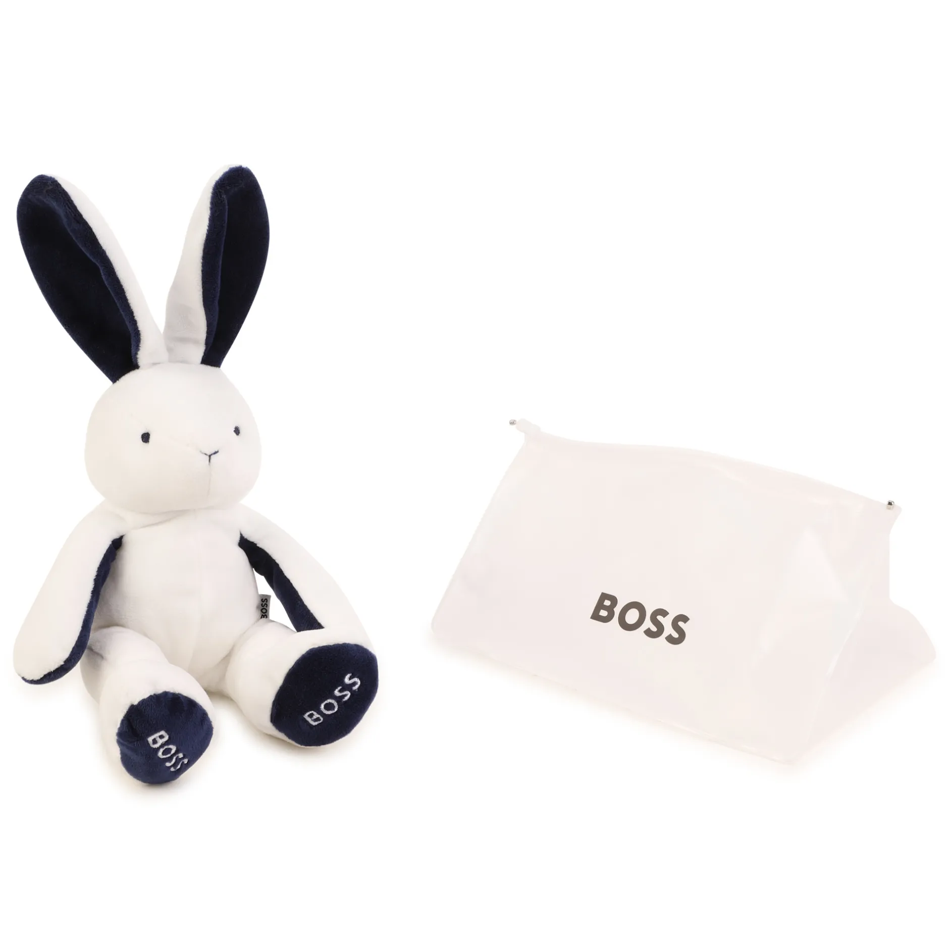Best BOSS Doudou brodé et siglé BLANC