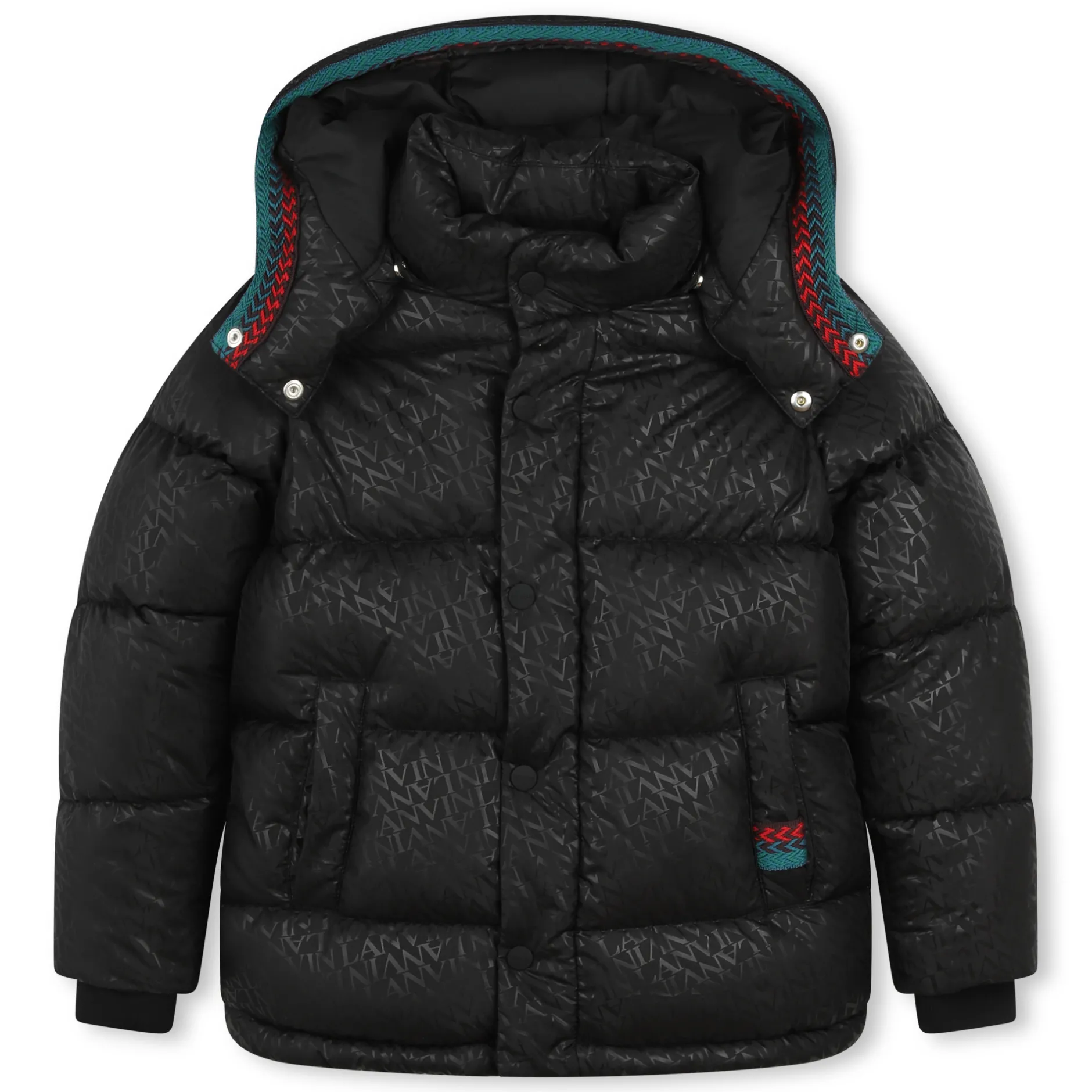 Best LANVIN Doudoune déperlante à capuche BLACK