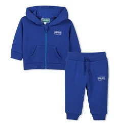 Online KENZO KIDS Ensemble cardigan et pantalon WAVE BLUE