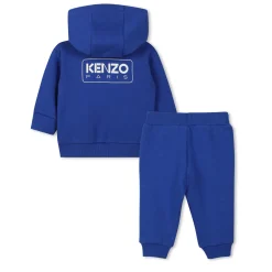 Online KENZO KIDS Ensemble cardigan et pantalon WAVE BLUE