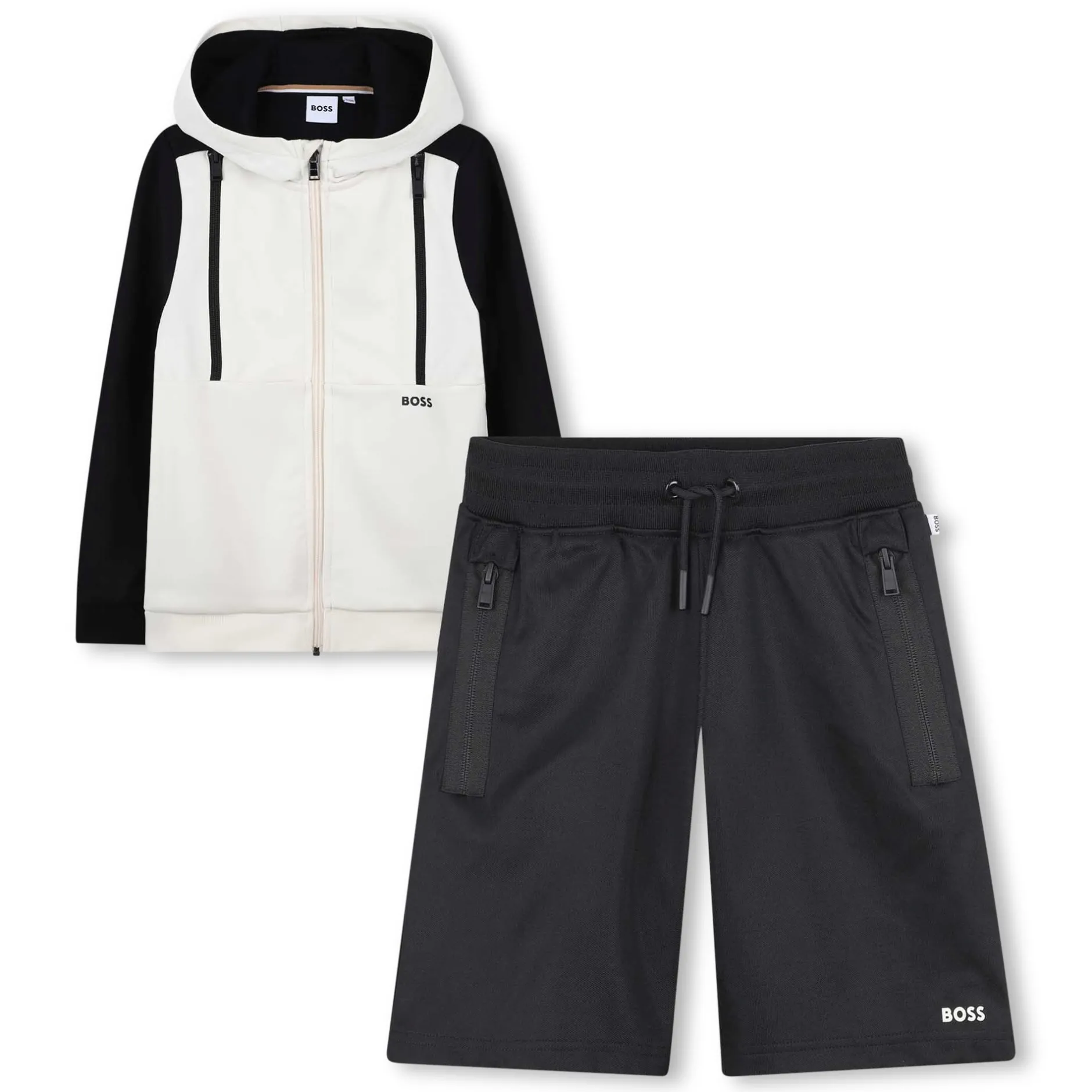 Clearance BOSS Ensemble cardigan et short BLACK