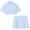 Sale LANVIN Ensemble chemise et short BLEU BLANC
