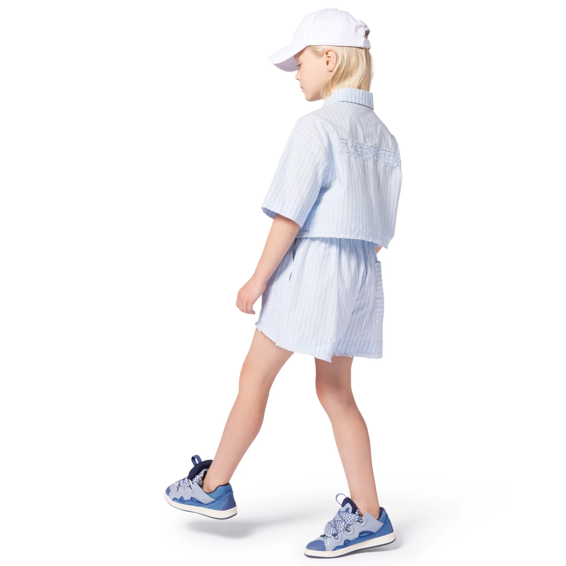 Sale LANVIN Ensemble chemise et short BLEU BLANC