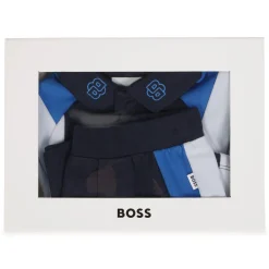 Clearance BOSS Ensemble polo et short BLEU CARGO