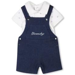 Best GIVENCHY Ensemble salopette et body DENIM BLUE