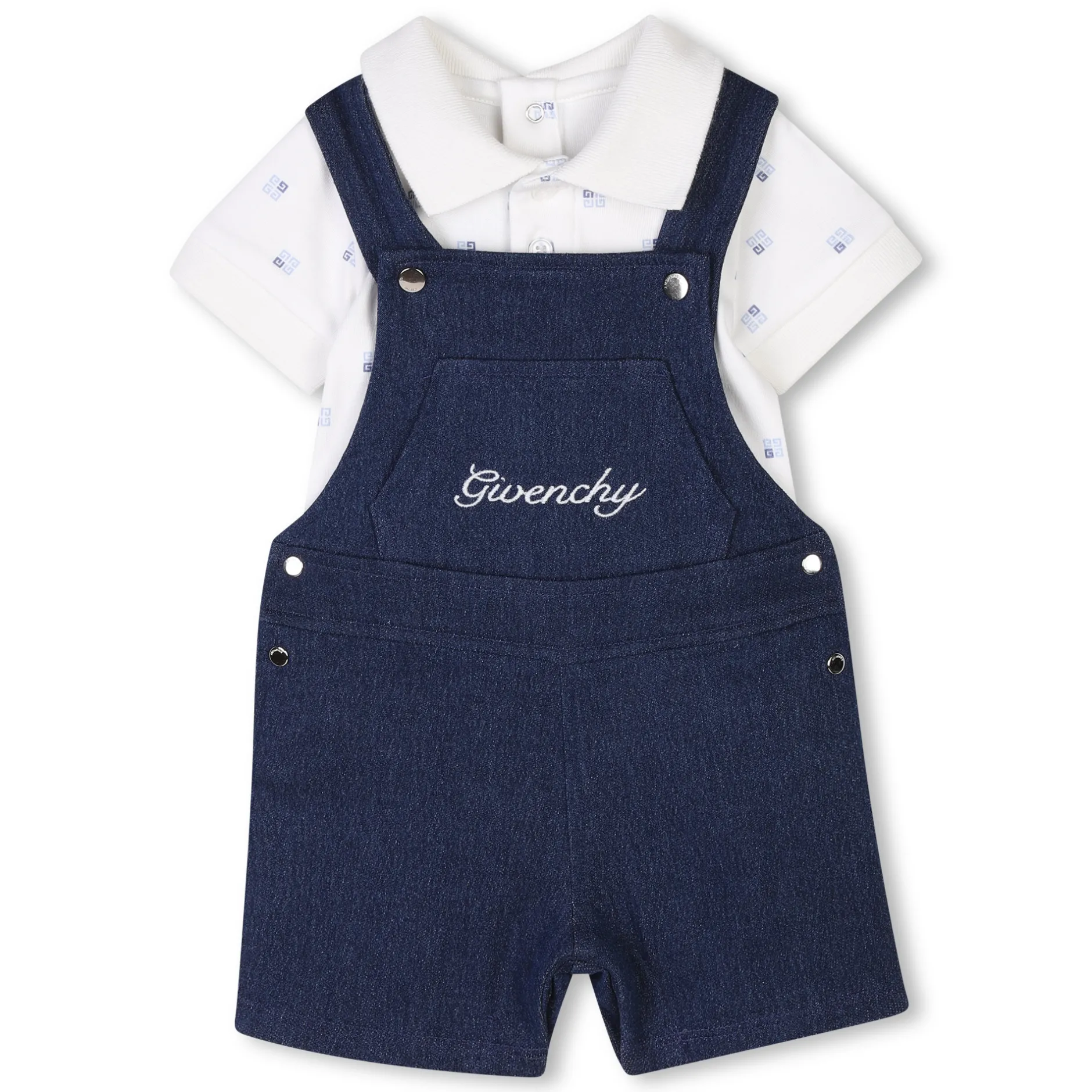 Best GIVENCHY Ensemble salopette et body DENIM BLUE