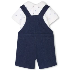Best GIVENCHY Ensemble salopette et body DENIM BLUE