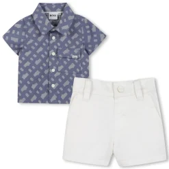 New BOSS Ensemble short et chemise OCEAN BLUE