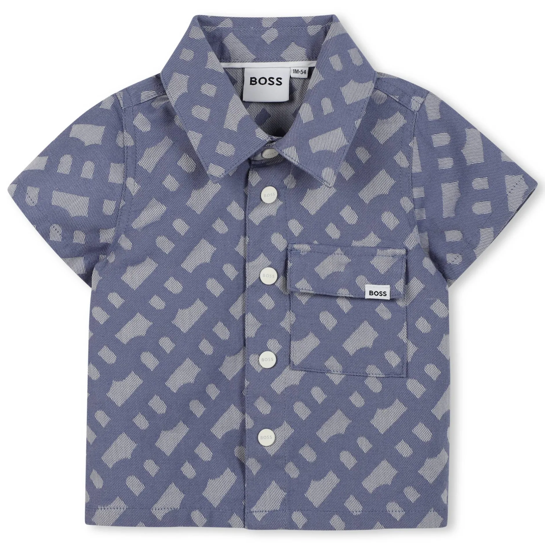 New BOSS Ensemble short et chemise OCEAN BLUE