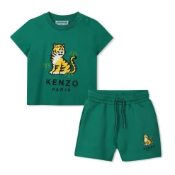 Best KENZO KIDS Ensemble T-shirt et bermuda LODEN
