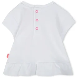 Best BILLIEBLUSH Ensemble T-shirt et short BLANC ROSE PALE