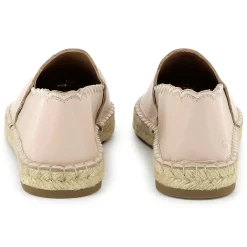 New CHLOE Espadrilles détails festonnés ROSE POUDRIER