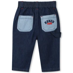 Online KENZO KIDS Jean à taille élastiquée DBLE STONE+BROSSAGE
