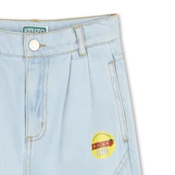 Clearance KENZO KIDS Jean à taille élastiquée BLEACH POUSSE