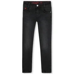 New HUGO Jean ajusté 5 poches DENIM BLACK