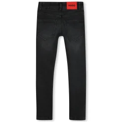 New HUGO Jean ajusté 5 poches DENIM BLACK