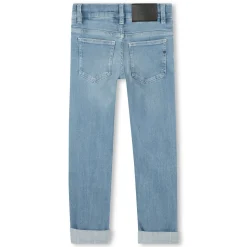 Hot BOSS Jean ajusté 5 poches DBLE STONE+BROSSAGE