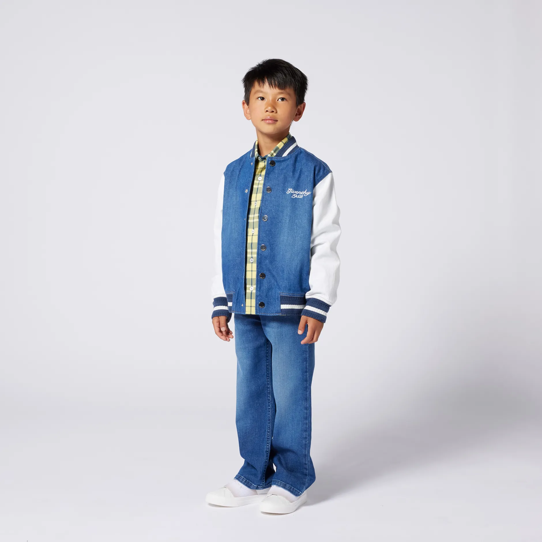 New GIVENCHY Jean avec broderie signature DENIM BLUE